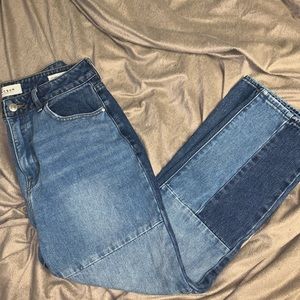 pacsun patch jeans